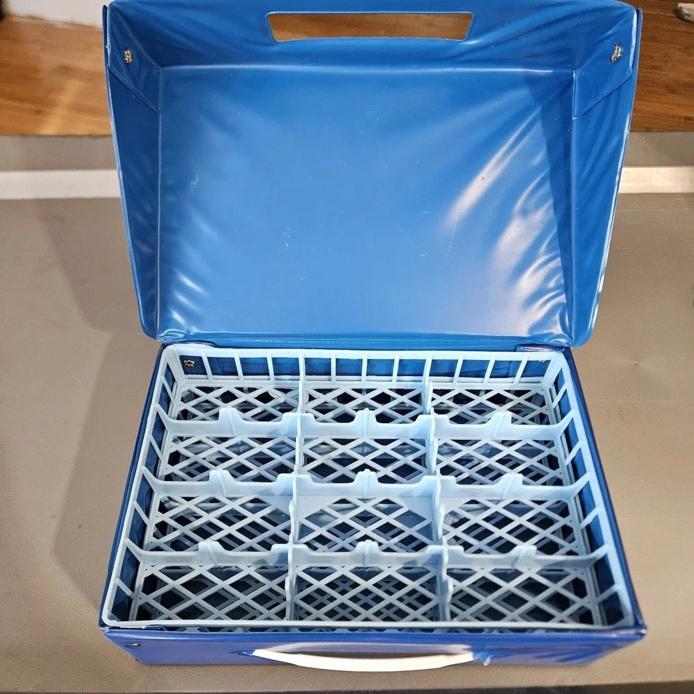 Vtg Tara Toy 3D 24 Car Carry Case #20150 80s w/ Trays